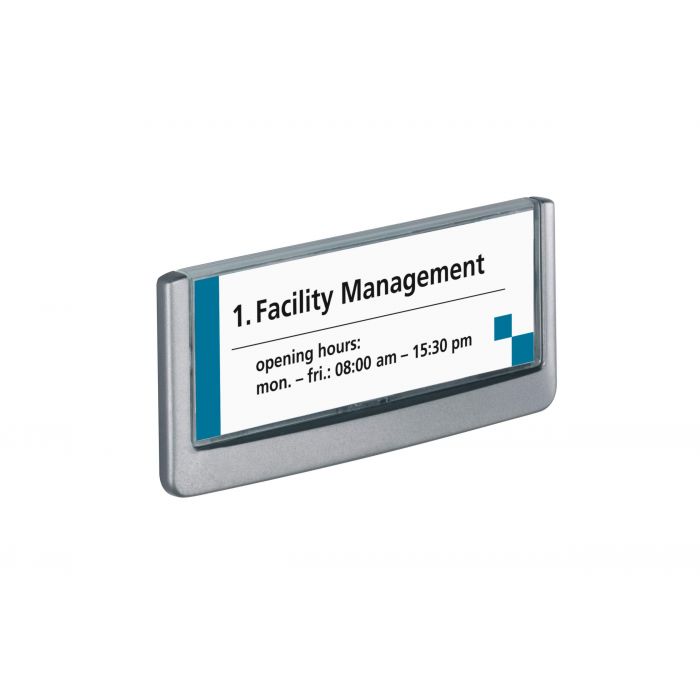 Tabliczka przydrzwiowa CLICK SIGN A4 149x52,5 mm 486037 DURABLE