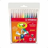 Flamaster STABILO Trio Scribbi 12 szt. podstawka na biurko