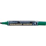 Marker permanentny MAXIFLO NLF60 zielony ścięty z tłoczkiem PENTEL