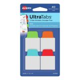 Ultra Tabs - samoprzylepne zakładki indeksujące, kolorowe, klasyczne, 25,4x38, 40 szt., Avery Zweckform 74760