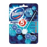 DOMESTOS Zawieszka do toalety KOSTKA POWER 5 OCEAN 55g *97054