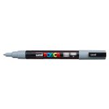 Marker z tuszem pigmentowym PC-3M szary POSCA UNPC3M/DSZ