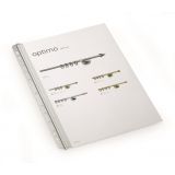 Grzbiety zaciskowe DURABLE A4/30 z listwą do segr. ring 50szt 2902-19
