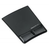 Podkładka pod mysz i nadgarstek Health-V™ Crystal (czarna) Fellowes