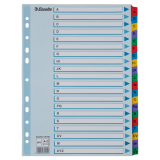 Przekładki kartonowe MYLAR A4 A-Z 100166 białe ESSELTE