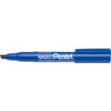 Marker permanentny NN60 niebieski ścięta końcówka PENTEL