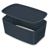 MyBox Cosy mały pojemnik z pokrywką, szary Leitz 52630089